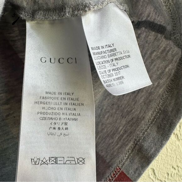 GUCCI T Shirt Kids 4 Graphic UFO Rainbow Designer - Picture 7 of 7